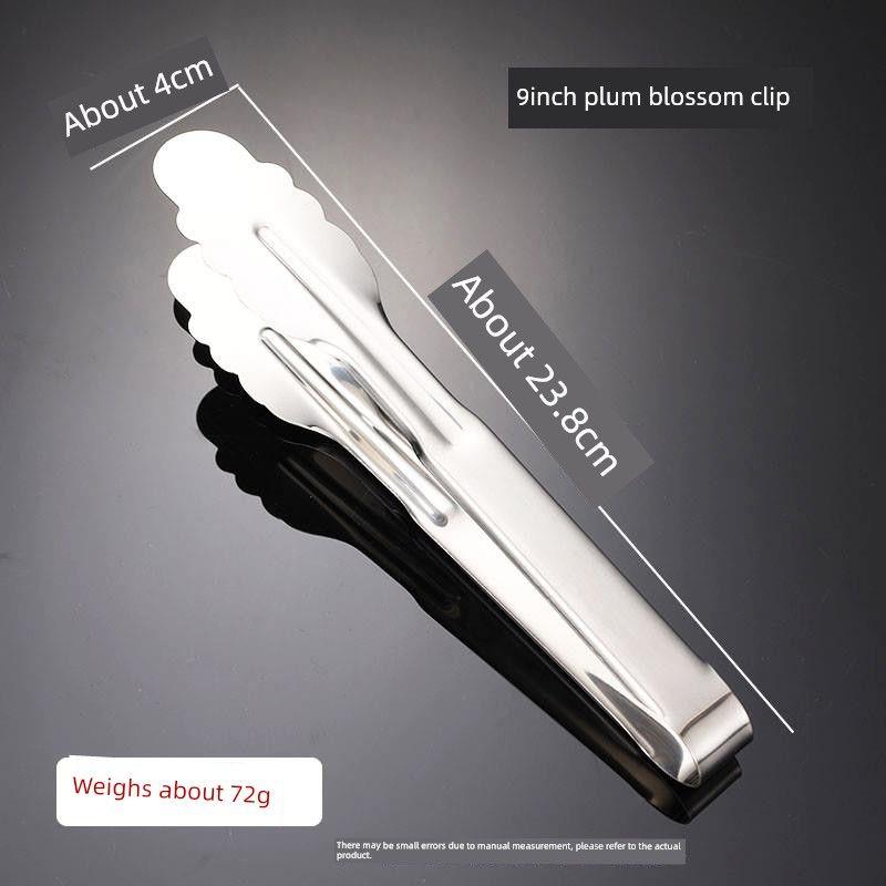 Stainless Steel Tongs, Food Tongs, Stainless Steel Food Clips, Bread Tongs, Barbecue Tongs, Bun and Steamed Bun Tongs, Extended Spicy Hot Pot Tongs