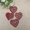 1 Set Metal Love Shape Cutting Dies Wedding Hollow Flower Pattern Heart Die Cuts for Card Making Stencil Embossing Scrapbooking