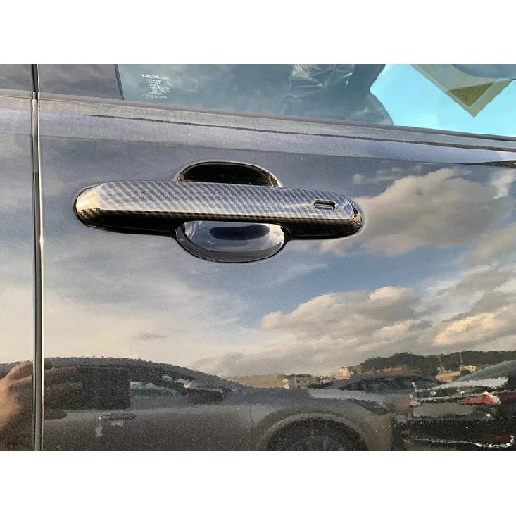 For Lexus GX550 2024 2025 Car Accessories ABS Chrome Door Handle Cover With Smart Key Hole Catch Cap Trim Molding