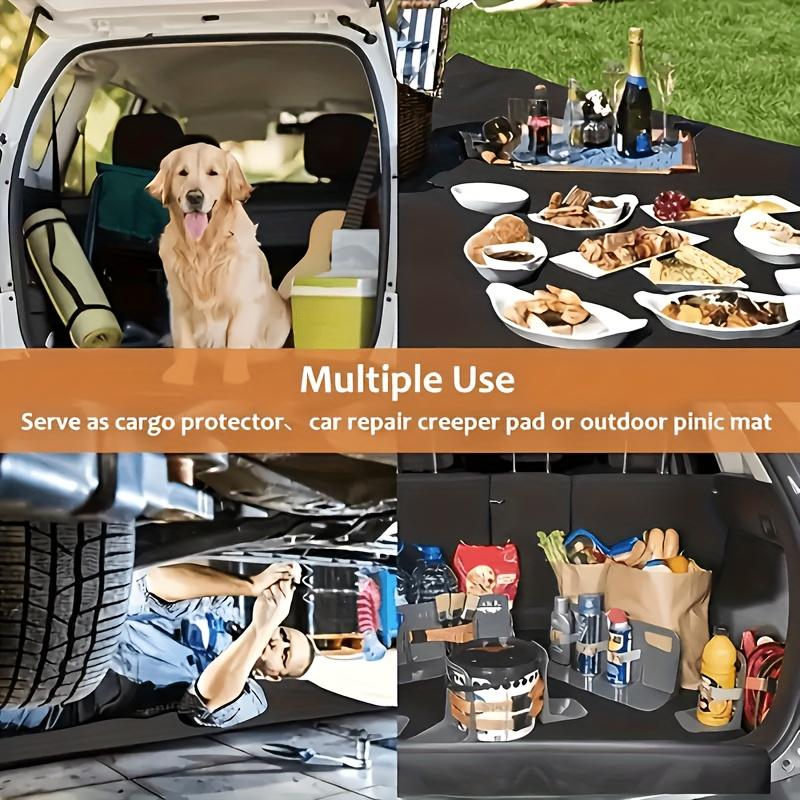 4pcs/Set Universal Car Front/Rear Foot Mats, All-Weather Fit For Cars, Crossovers And Trucks