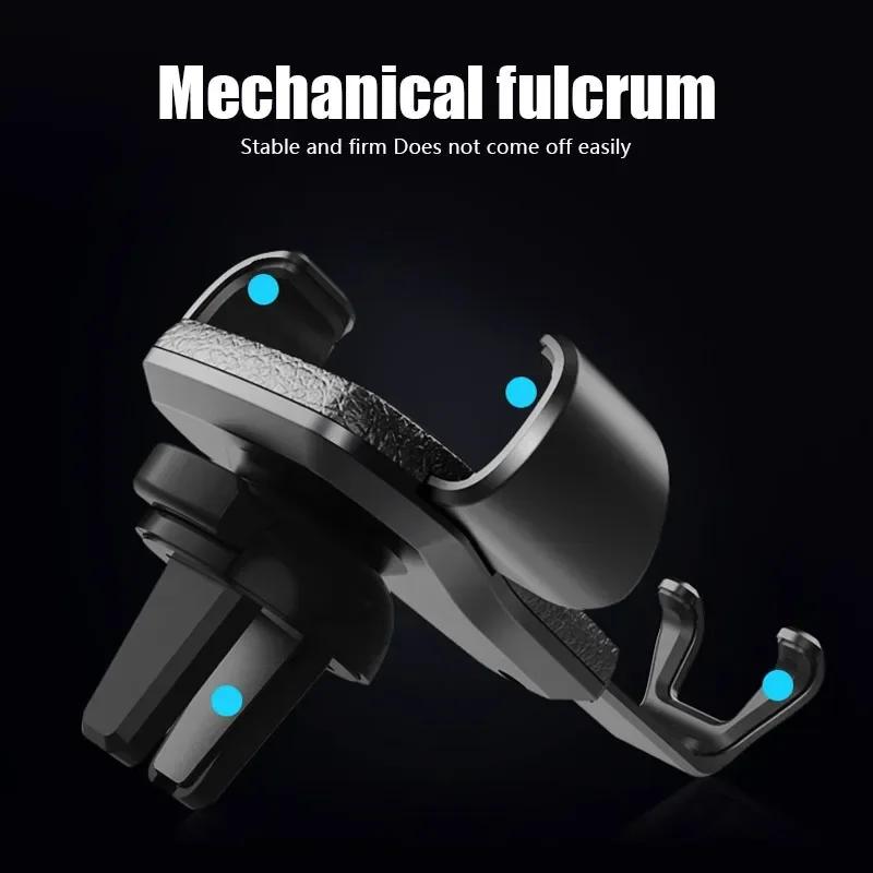 hijk1 ·Gravity Car Mount GPS Mobile Phone Holder Vent Clip Installation For VW R Line GTI Atlas Jetta Touareg Variant Golf Polo Taos
