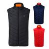 Unisex Heated Waistcoat USB Heating Jacket 3 Temp Modes 2 Zones Vest Coat Stand