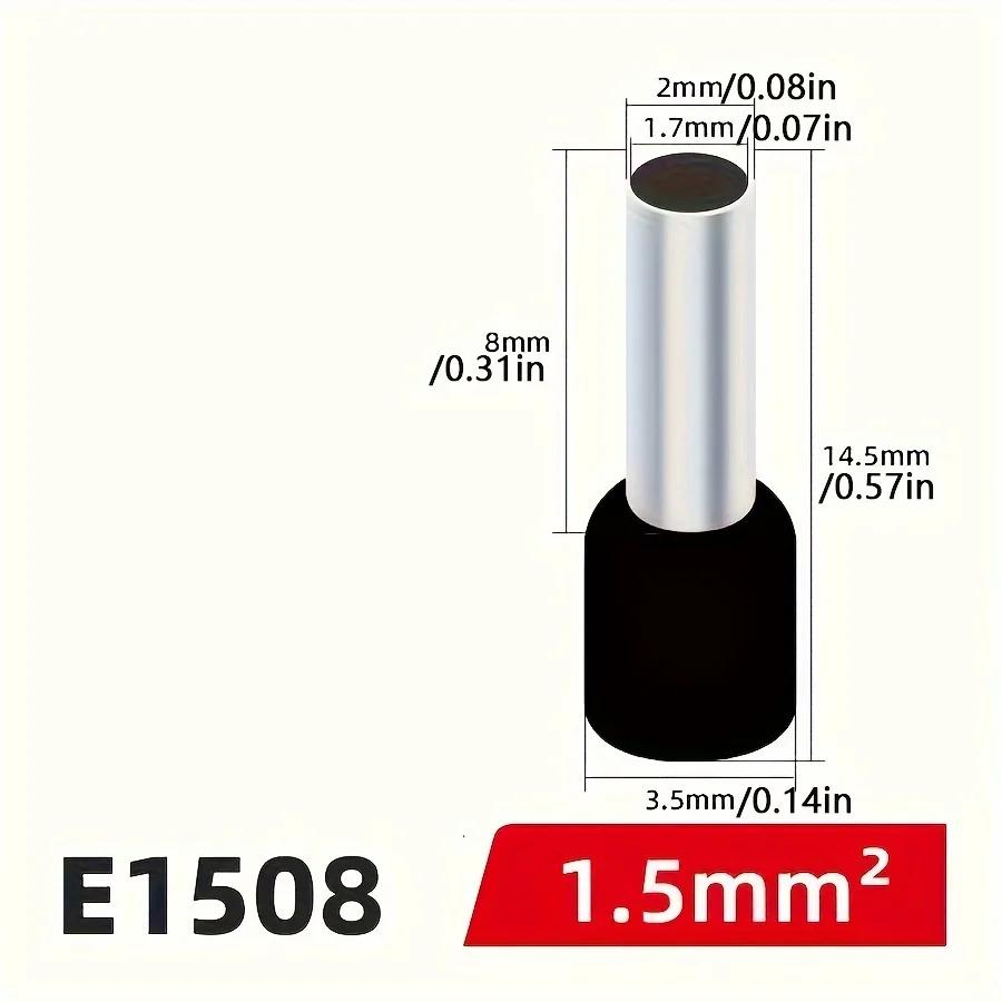 300 Stück Aderendhülsen Klemmen Set, AWG 22-10 Klemmenverbinder Draht Kupfer Nylon Isoliert Kabel Stiftenden Klemmen für Elec