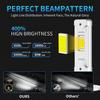 Super Bright LED Headlight Aluminum Silver Automobile Headlamp H1 Headlight Bulbs  Car Headlight