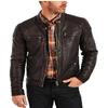 NOORA Men's Real Leather Jacket ST043