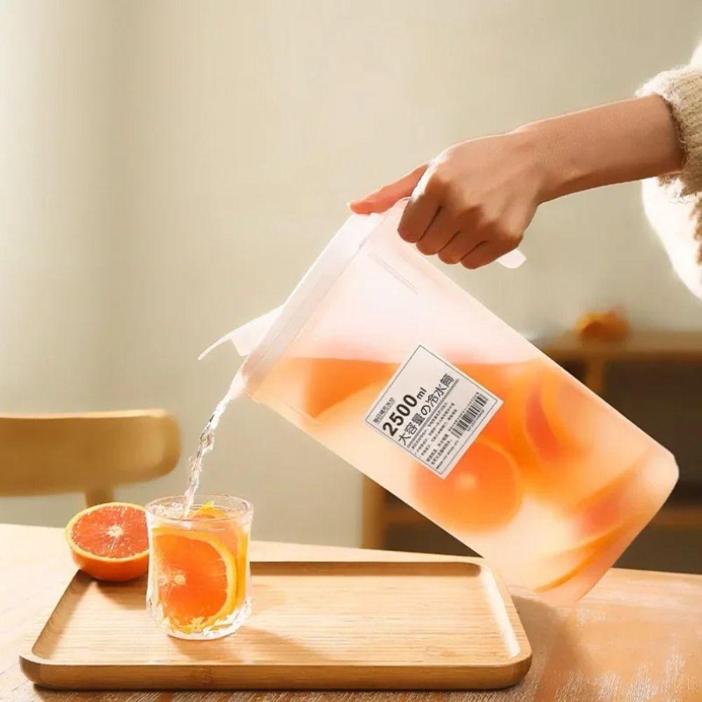 Large Capacity Cold Water Jug Plastics Storage Jug Water Bottle Water Pitcher  Summer