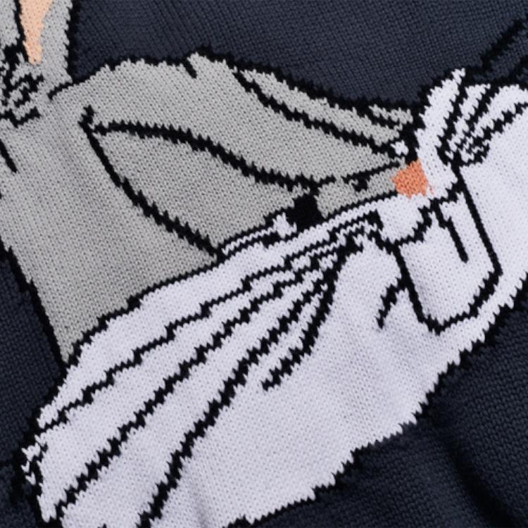 Kith X Looney Tunes Bugs Bunny Crewneck Shark Unisex Tops Blue KH2494-102