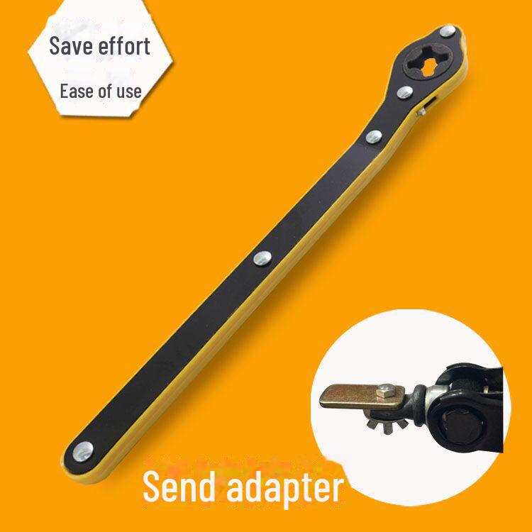 

Автомобильный ручной домкрат с храповым механизмом, облегчающий труд