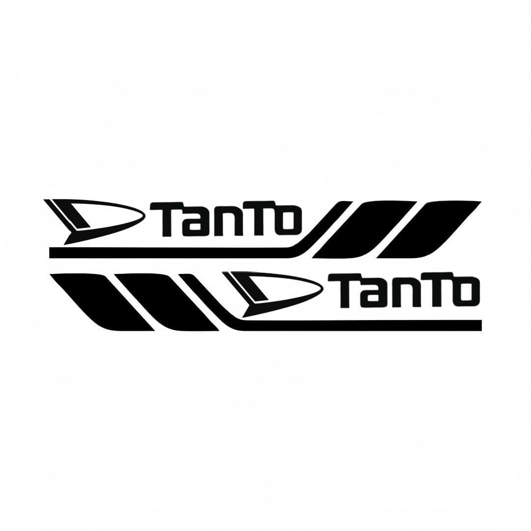 

Compatible with Daihatsu TANTO Fender Car Emblem Waterproof and Easy Scratch Rear Side and Side DIY Appearance Personalized Car Accessory Daihatsu чёрный