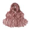 Malaysia Soft Ruffled Lurex Gauze Scarf - Breathable Spring/Summer Headscarf