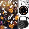 Halloween Projector Lights Creatiave Ghost Projector Light Moving Halloween Patterns Weatherproof Halloween Landscape Lamp