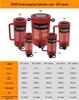 Ultra-thin Hydraulic Jack with Split Cylinder: Short, Long, or Extended Types – 10T, 20T, 30T, 50T, 100T, 200T