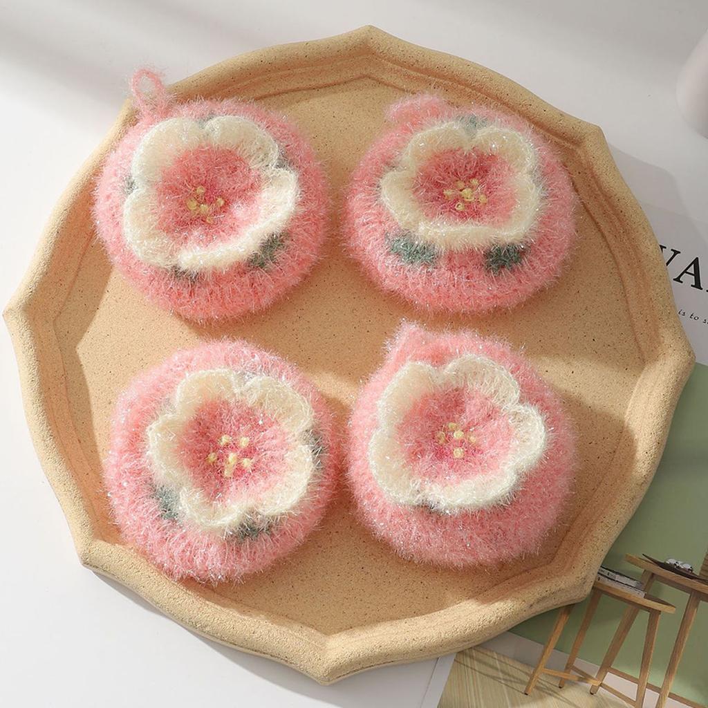 Kuchyňské utěrky Absorpční utěrka na nádobí Opakovaně použitelné utěrky na nádobí Efektivní Odmašťující Tvar třešňového květu Čištění kuchyně Akryl