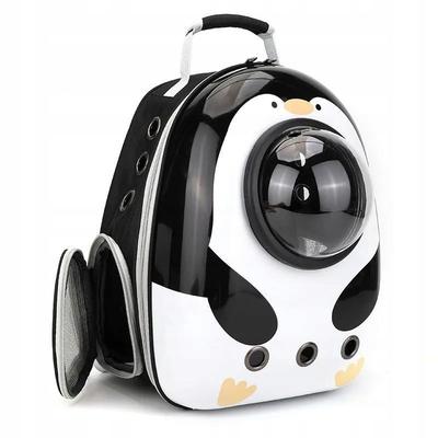Mochila Para Transportar Animales Para Gatos Transportador Espacial Xl Pingüino Blanco