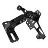 Motorcycle License Plate Bracket CNC Aluminium Alloy Universal Adjustable Motorcycle License Plate Holder Black