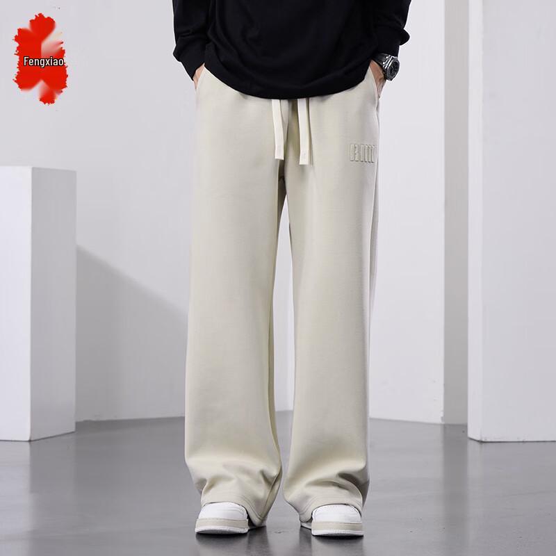 

Men s FENGXIAO 2025 Loose Straight Wide-Leg Casual Sweatpants 7XL