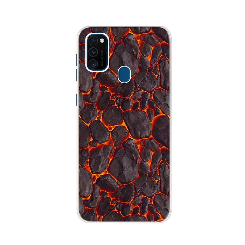 For Samsung Galaxy M21 Case Samsung M30s Soft Slim Cute Painted Phone Back Cover For Samsung M21 M 21 M215F Cases Bumper Fundas