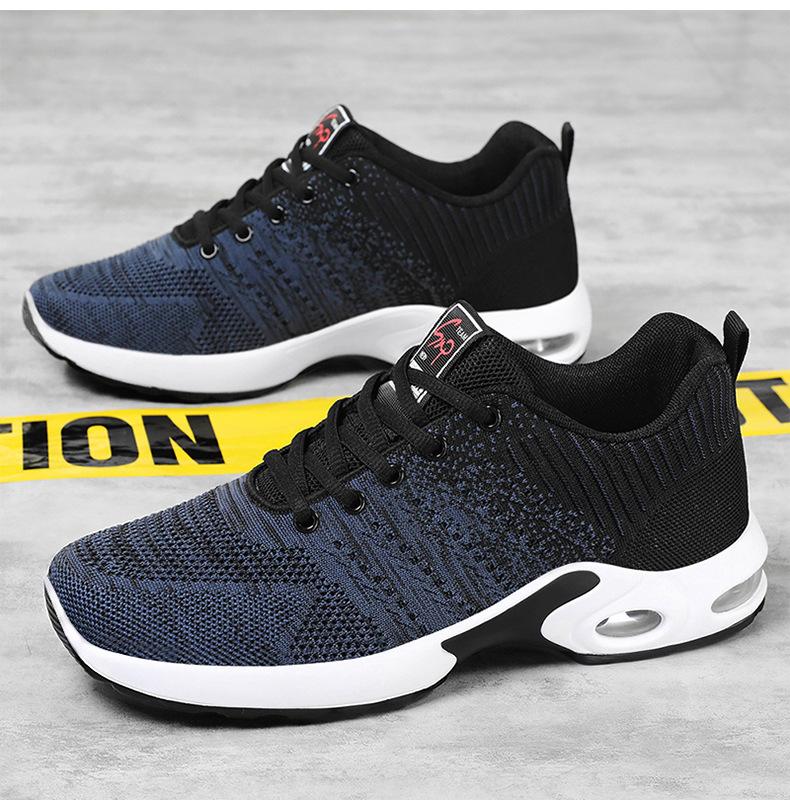Men Sneakers Summer Casual Antiskid and Wear-resistant Jogging Shoes Lightweight Breathable Running Walking Knit Shoes 39-45