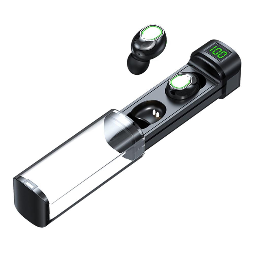 

BQ60 Transparent Shell Pull-Out TWS Bluetooth-compatible Earphones Gaming Earbuds HD Call In-Ear Headphones A