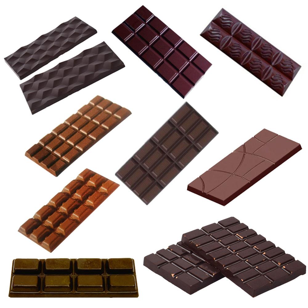 Chocolate Bar Mold Baking Confectionery Tools For Cake Decoration Pastry Polycarbonate Chocolate Mold