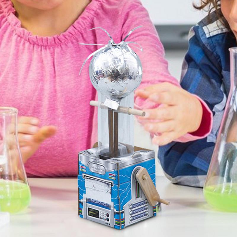 Kit Electricity Education Experiment Boosts Children Paper Generator Motor Science Toy  Interactive Hand Cranked Generator