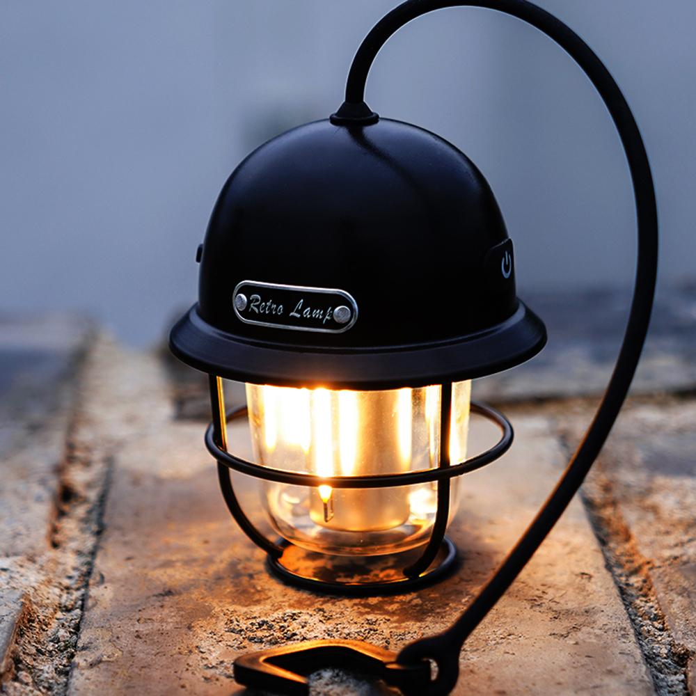 Lampada Da Campeggio LED LISAAVO Ricaricabile Con 2 Modalità Di Luce - Portatile E Impermeabile