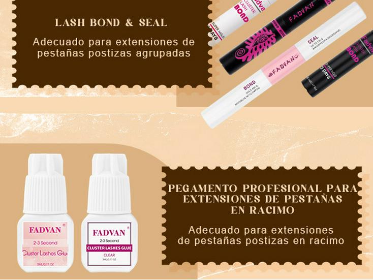 FADVAN 5ml/10ml Black Gold Eyelash Glue – Strong, Long-Lasting Adhesive for False Eyelashes.