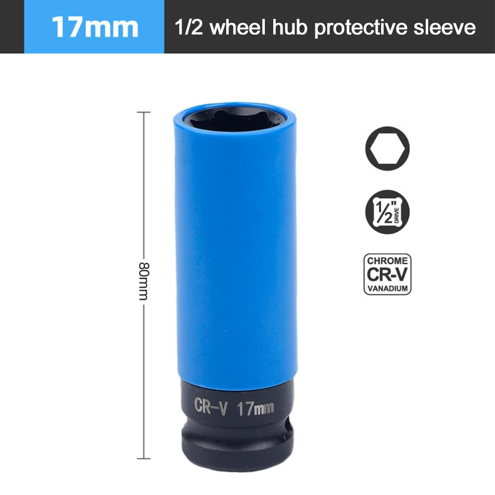 1Pcs 1/2 Inch Drive Wheel Protector Socket Deep Impact Socket  for Car Tire Bolt Removal