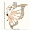 Diamond Butterfly Versatile Simple Brooch Flower Anti-light Pin Clothing Accessories Corsage