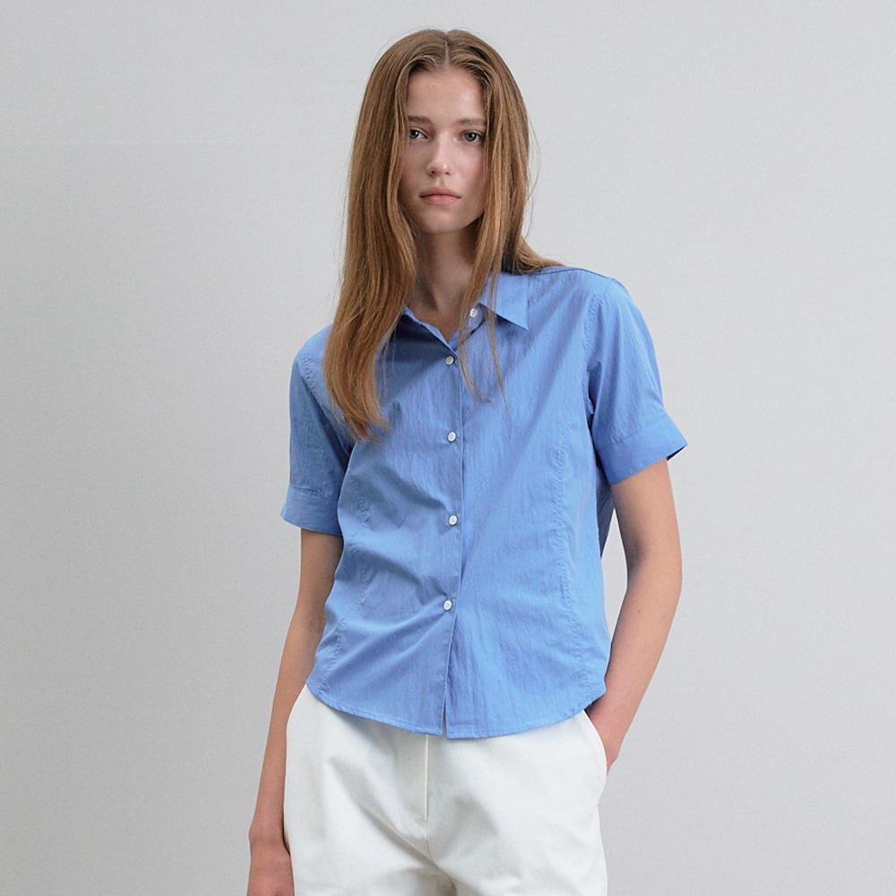 Nowood Cuffline Half Shirt (Blue) Blue/Free