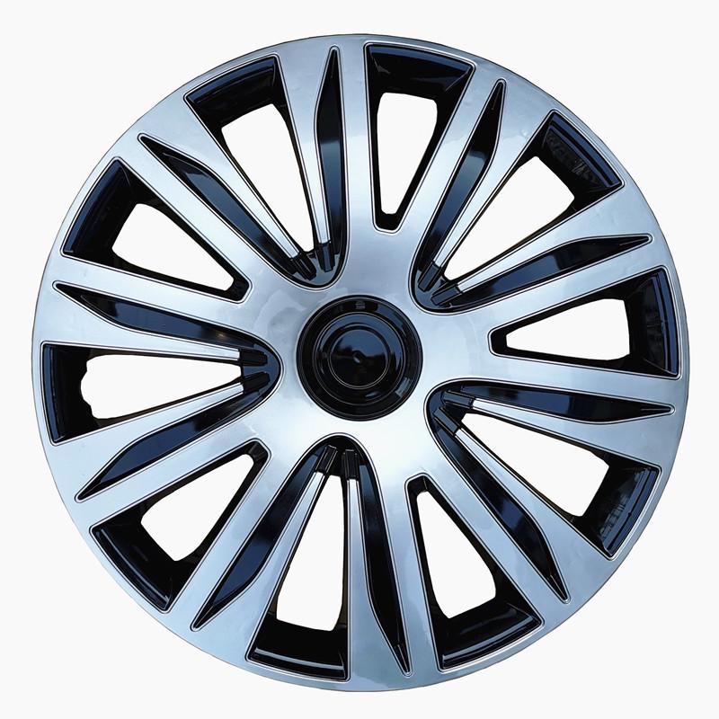 Car Wheel Hub Cover with Iron Steel Ring and Plastic Decorative Cover In Various Sizes 12-17 Inches.