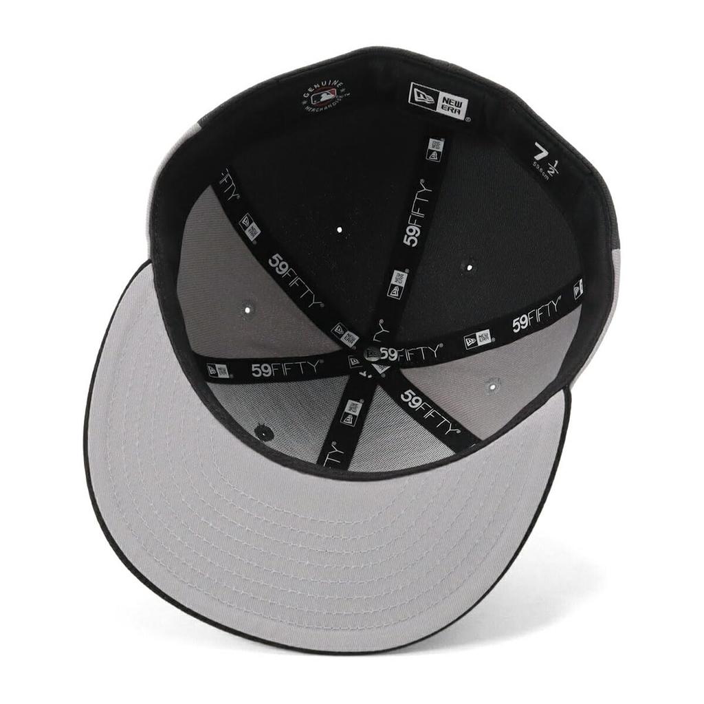 New Era 59FIFTY Shadow MLB CWS Dark Graphite 7 5950 CHIWHI SHADOW GRY BLK DGRA Cap, 1/4 inch,