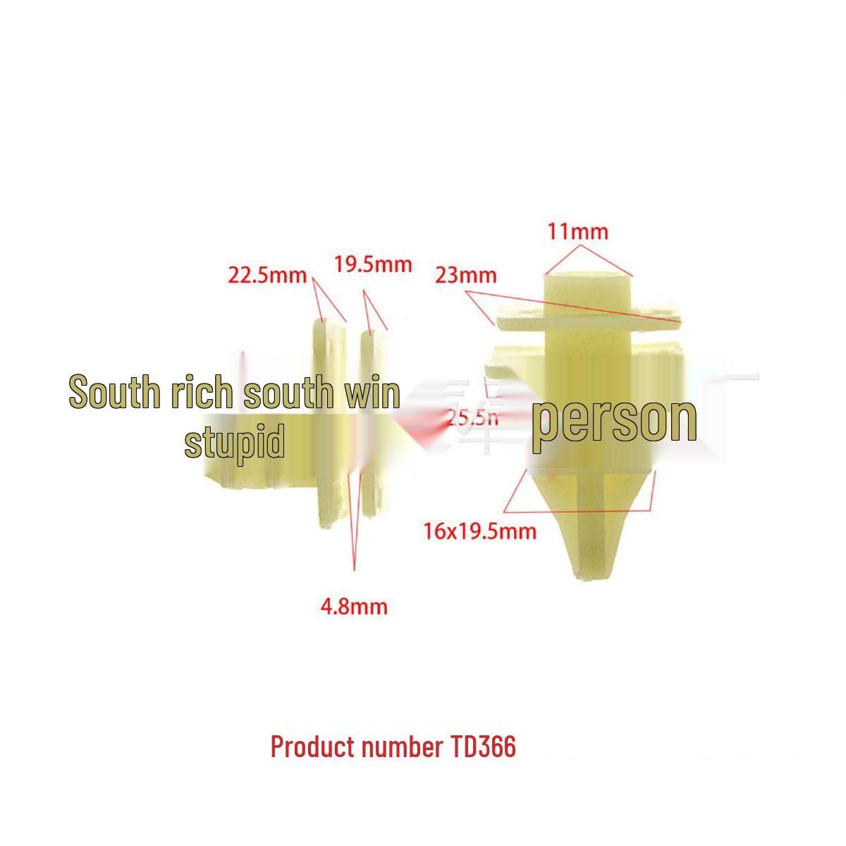 

Универсальный клипс молдинга бампера и декоративный аксессуар для Mazda 6 10000 units