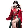 Elegant Embroidered Hanfu Lingerie Set: See-Through Classical Court Style Skirt