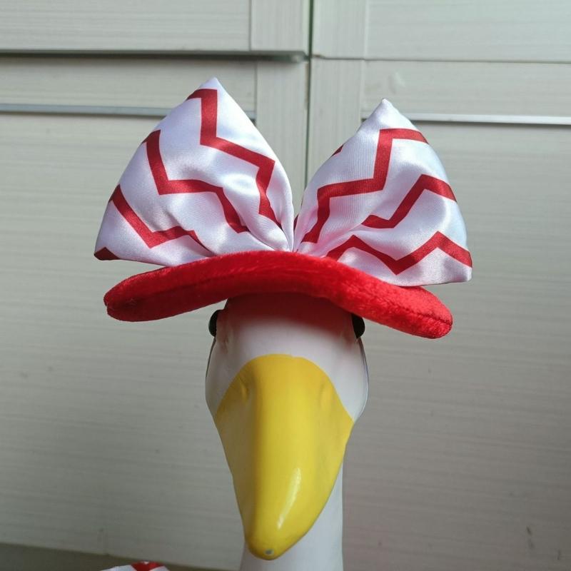 Festiwalowy Różowy Koronkowy Serce Zewnętrzna Statua Gęsi Na Werandę Ogród Walentynkowe Świętowanie Łatwa Instalacja Dekoracja Świąteczna