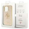 Etui Do iPhone 14 Pro Guess Glitter Script Big 4G Złote