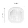 Household Plastic Sewer Filter Shower Drain Floor Drain Waste Drainer Bathroom Kitchen (Grey)