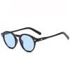 New fashionable retro rice nail round frame sunglasses, personalized street shot men's and women's sunglasses trendy sunglasses