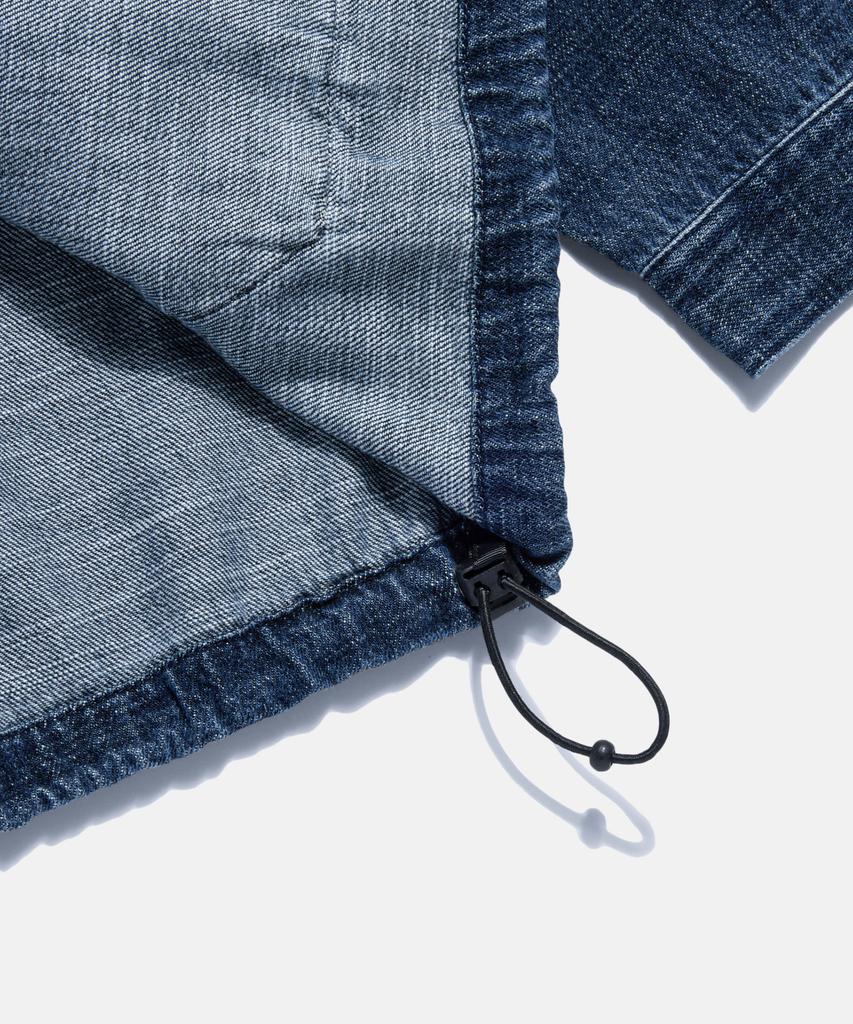 Espionage Kaihara Denim Ray Parka Mid Indigo