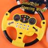 Copilots Stroller Steering Wheel Vocal Toys Multi Functional Simulate Driving Car Toy  Infant