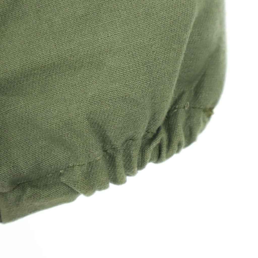 Langarm-Futter gesteppte Jacke khakifarben Füllung aus Baumwolle Herren Gebraucht