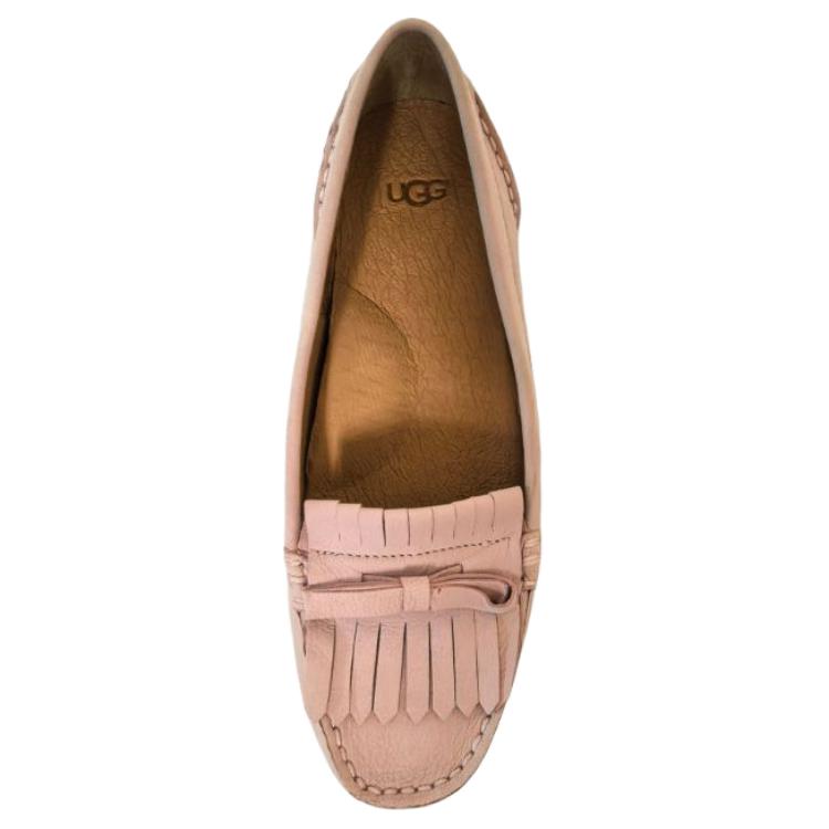 UGG Whitley Driver Sheepskin Slip-On Loafers Women Loafers Pink 1095532-SLPN