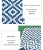 Popular Outdoor Awning Camping RV Mat - Woven PP Plastic for Garden, Lawn, Pool, Deck, and Porch