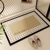 Xiansu bathroom floor mat, toilet suction door foot mat, carpet, diatom mud non-slip toilet, suction mat toilet