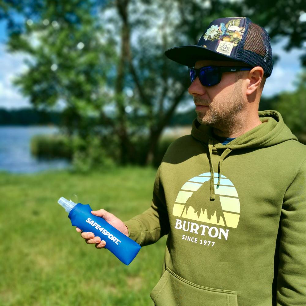Soft Flask Elastic Water Bottle Hydration Pack Bottle for Running 500 Ml