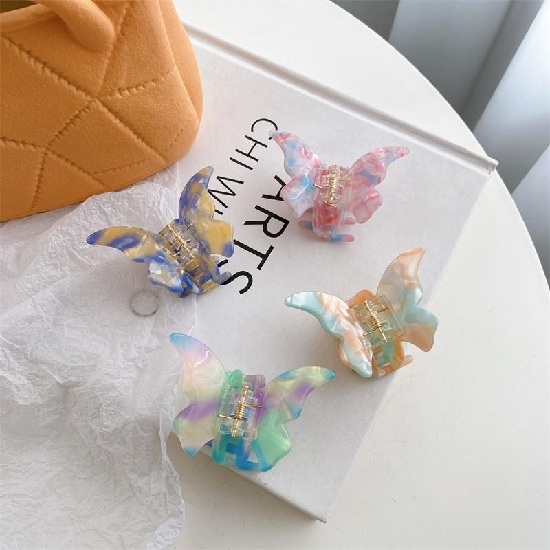 Stylish Korean Butterfly Hair Claw Clip Vibrant Colors For Women Handcrafted Accessory