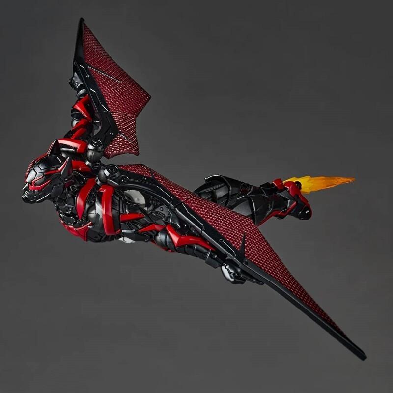 New Future Bat Amazing Yamaguchi Red And Black Color Scheme Movable Wings Puppet Anime Action Figures Model