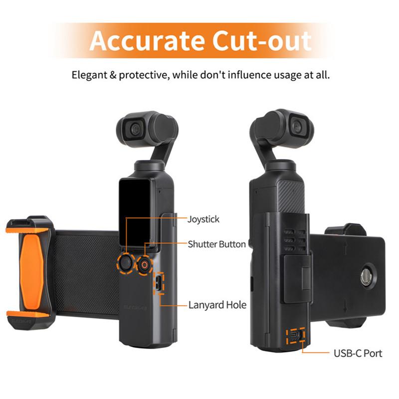 Universal Phone Holder Set Expansion for Osmo Pocket 3 Mini Extension Pole Tripod Compatible for DJI OSMO Pocket 3 Accessories