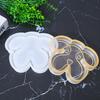 1Pcs Dog Plate Decoration Silicone Mold Handmade Soap DIY Jewelry Tray