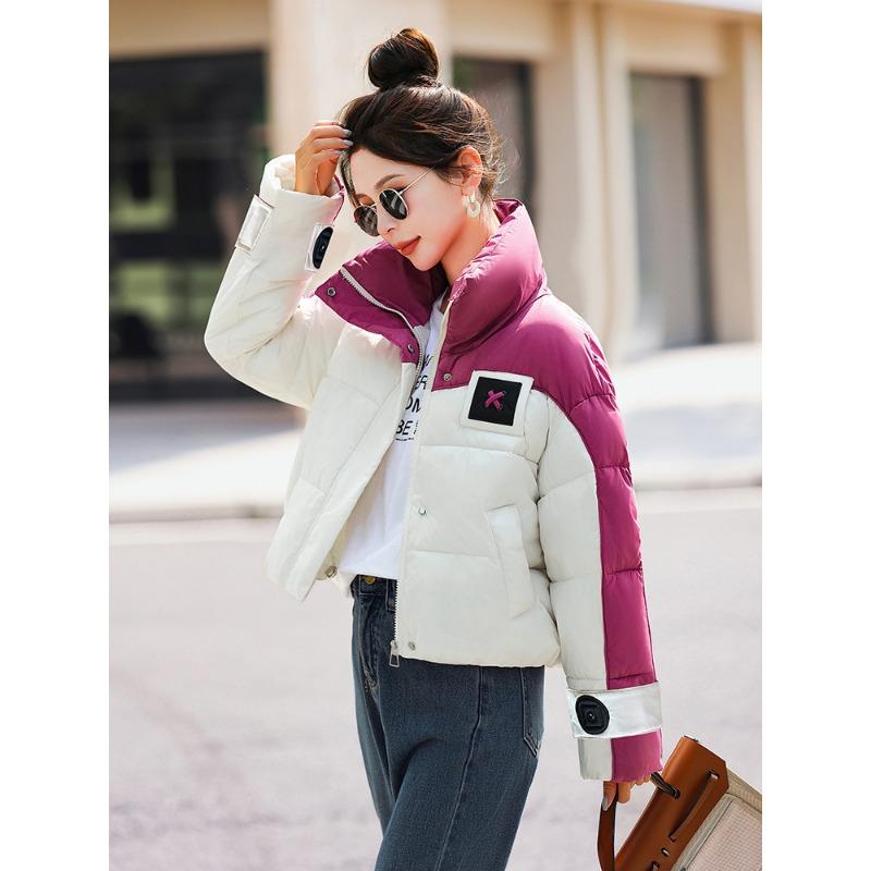 New Women's Winter Short Down Cotton Clothes Fashion Design Sense Loose Thickened Warm Jacket Tide